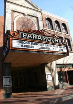Paramount Theater sign