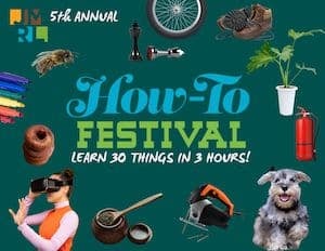 How-To festival 2023 flyer