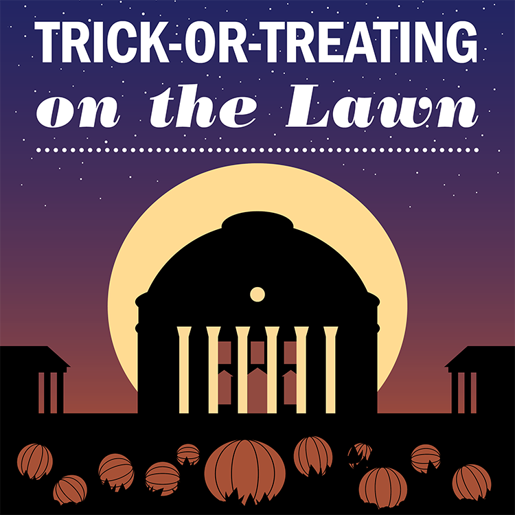 Trick Treat on the Lawn