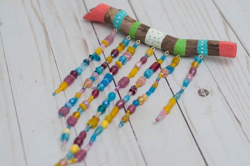 Beaded DIY Wind Chime Craft for Kids - Charlottesville Family