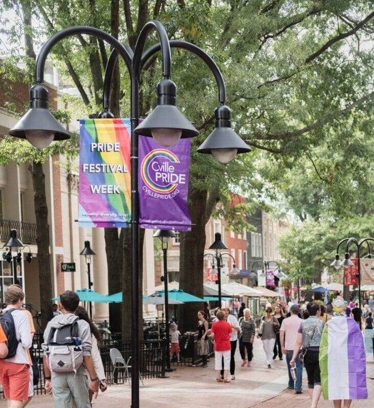 cville pride downtown mall