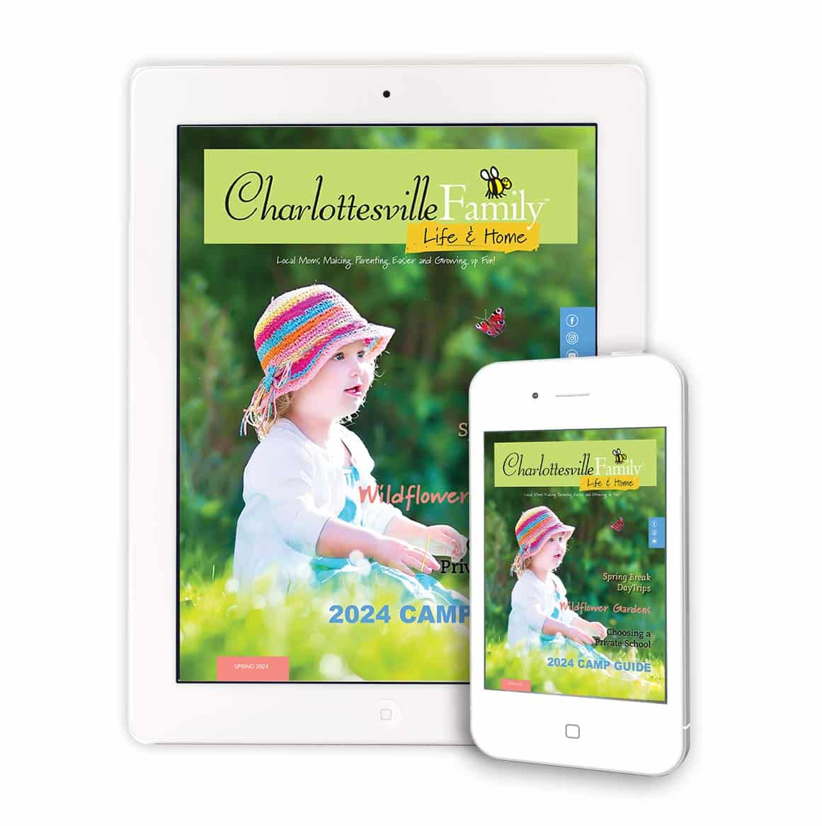Spring CharlottesvilleFamily Magazine on ipad/iphone