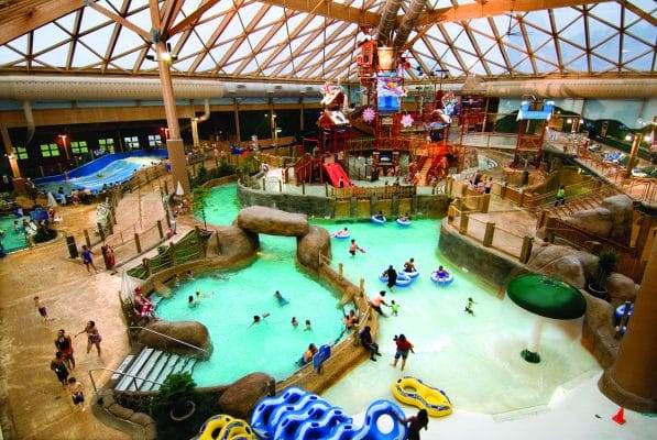 Indoor waterpark at massanutten