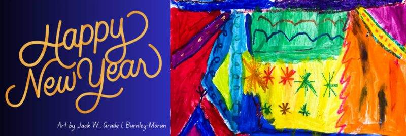 Student Art for happy new year